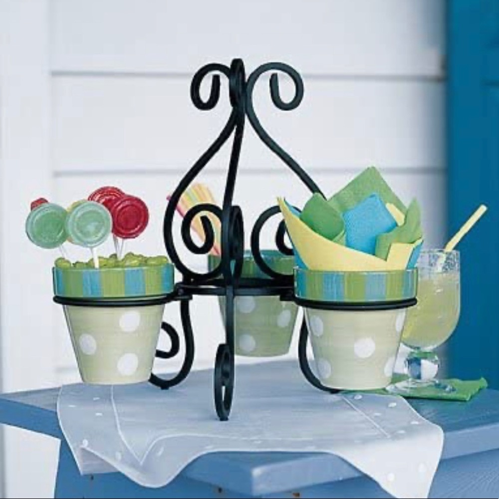 NEW Gail Pitman Hand Painted Pots